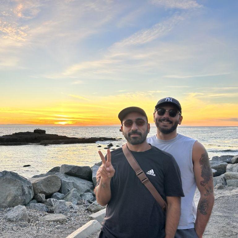 Visiting Mena's family at sunset in San Pedro before drinking too many Spanish lattes from Stereoscope Coffee.