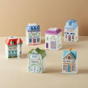 Lenox Spice Village 6-Piece Spice Jar Set #4