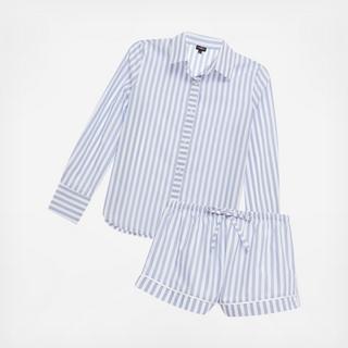 Pajama Party Long Sleeve Top & Boxer Set