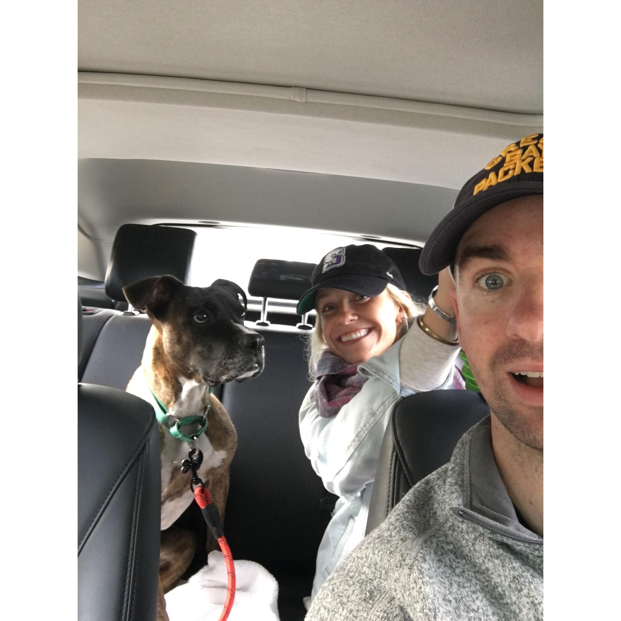 We had just picked up Jackson!