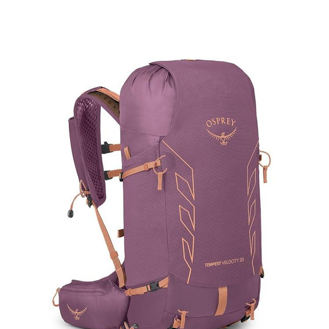 Osprey Tempest Velocity 30L Women's Hiking Backpack, Pashmina/Melon, WM/L
