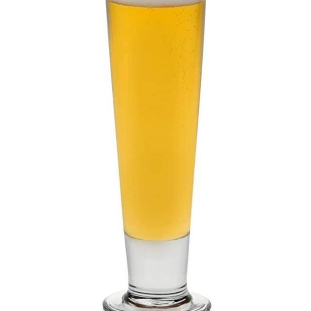Libbey Stockholm Pilsner Beer Glasses, Set of 4