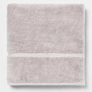 Spa Plush Oversized Bath Towel Light Gray - Threshold™: 100% Cotton, Heavyweight 550-800 GSM, Terry Construction, Machine Washable