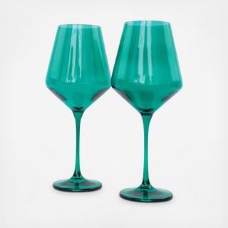 Estelle Stemware Wine Glass, Set of 2