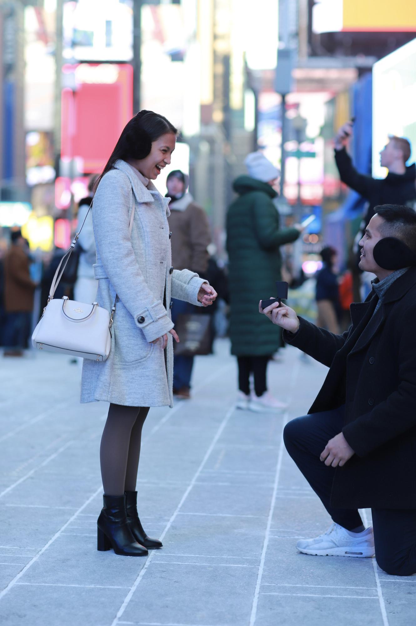 The “will you marry me?”