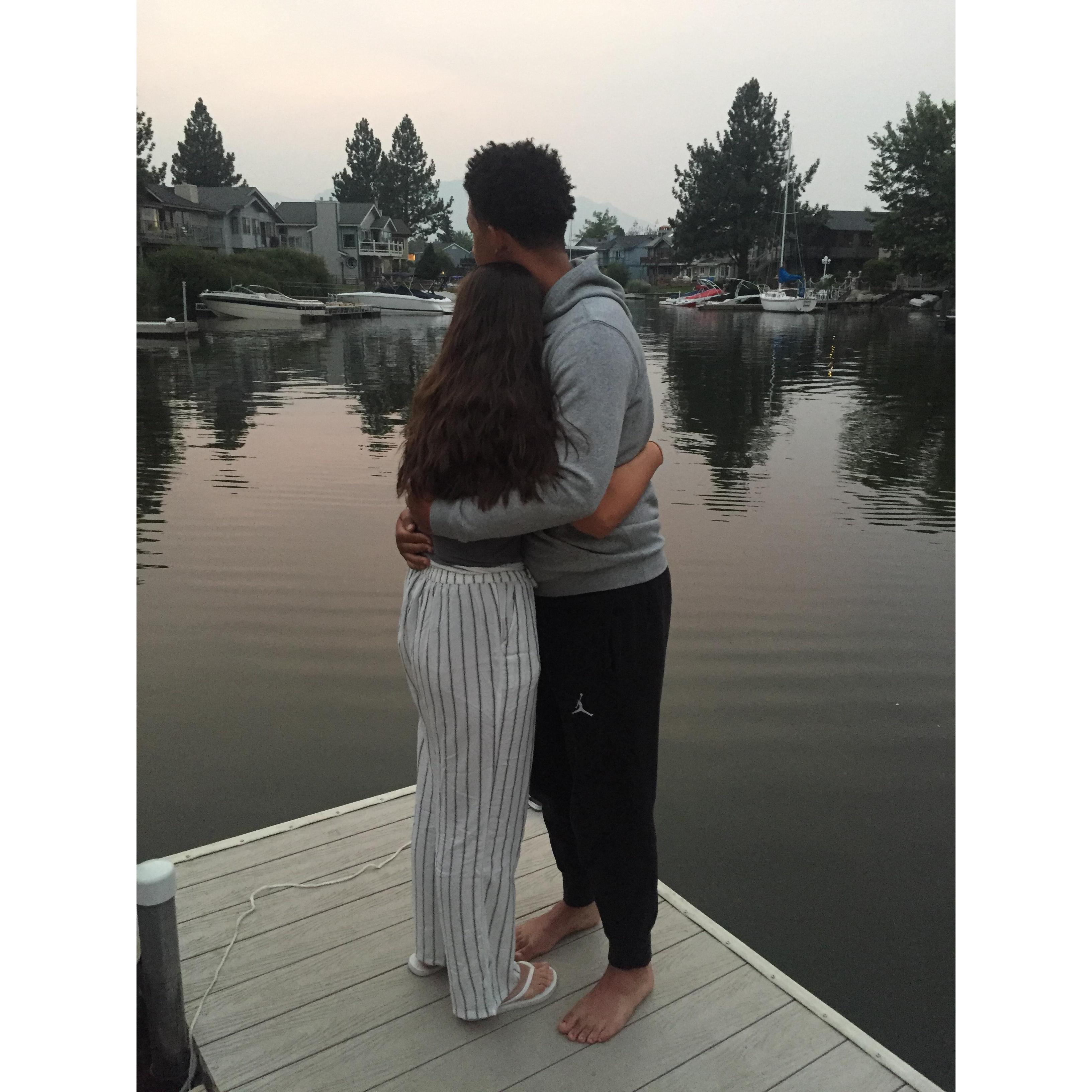 G's first time on a Rodriguez-family vacation in Lake Tahoe. 2018