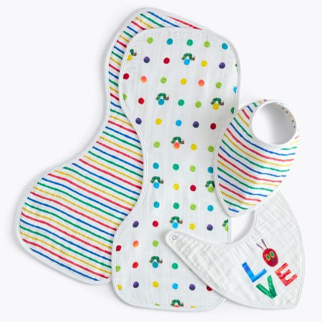 World of Eric Carle™ Organic Muslin Bib and Burpcloth Set