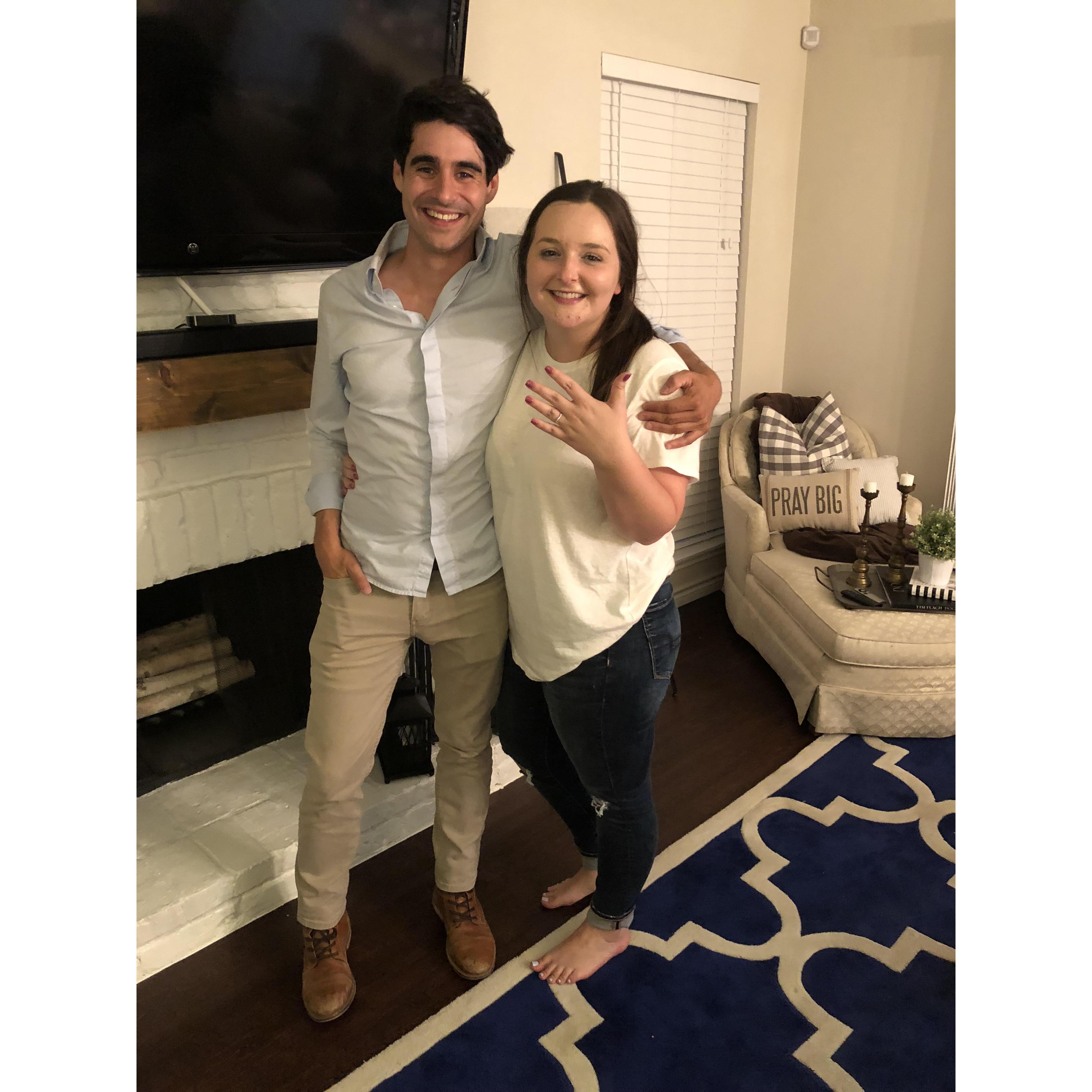 Right after Sean proposed!