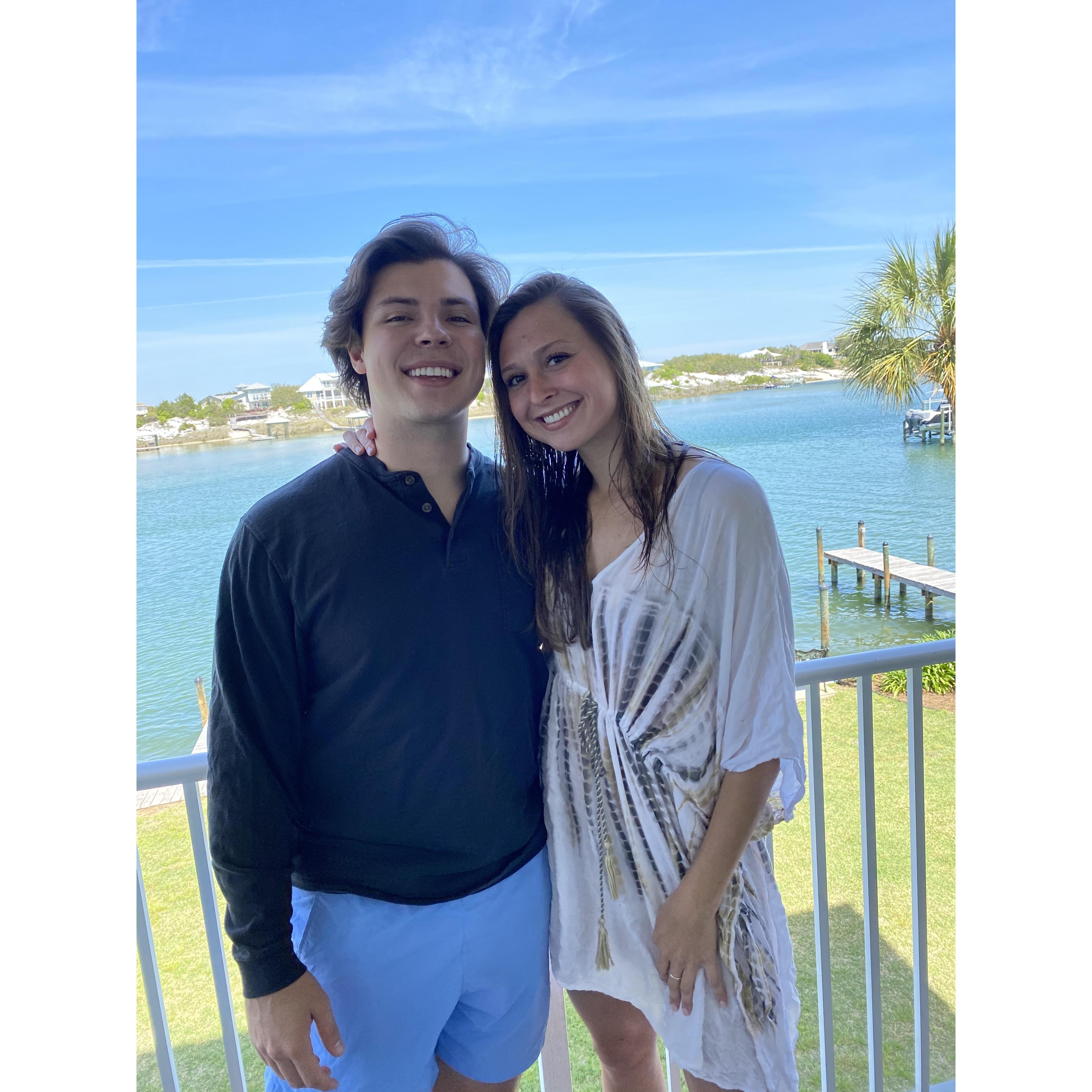 Us quarantining at the beach. 2020