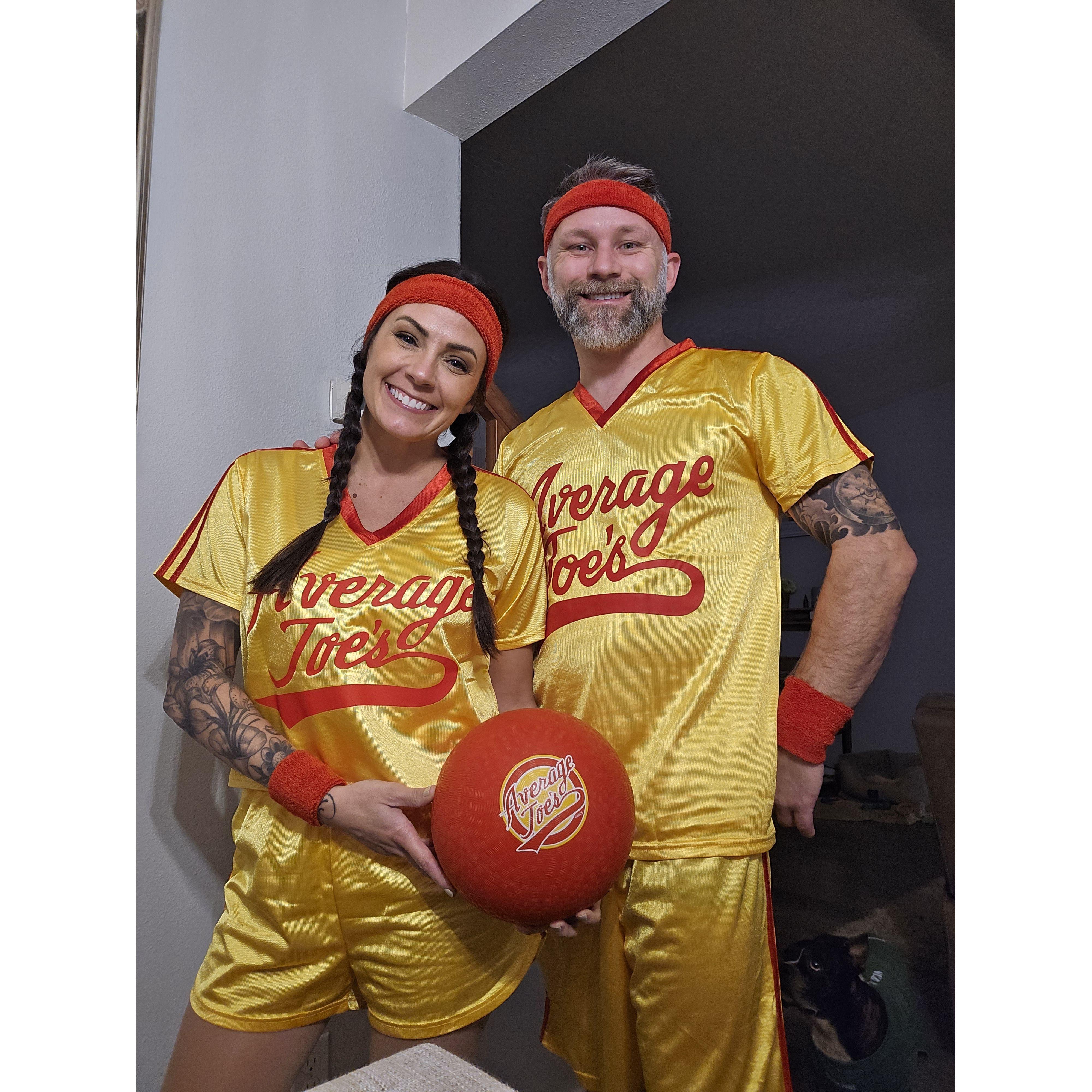 Yes.. We are that couple.  The one in love and not afraid to match for Halloween or any other Holiday.