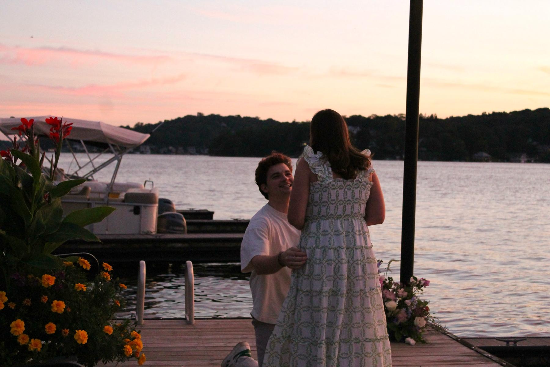 Luke popping the question :)