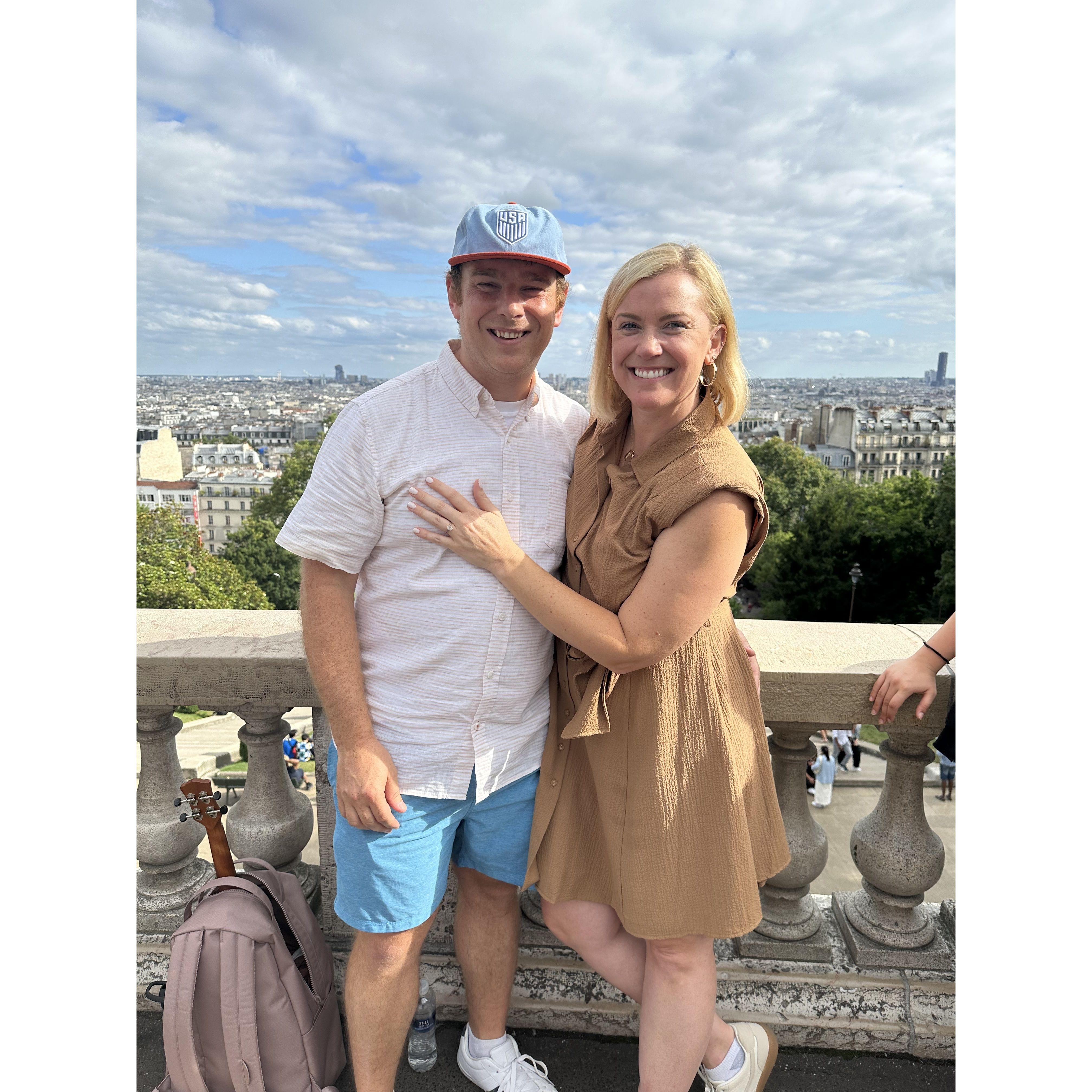 So many kind strangers helped take photos of this amazing moment, shortly after the proposal (once Cory had wiped her eyes)