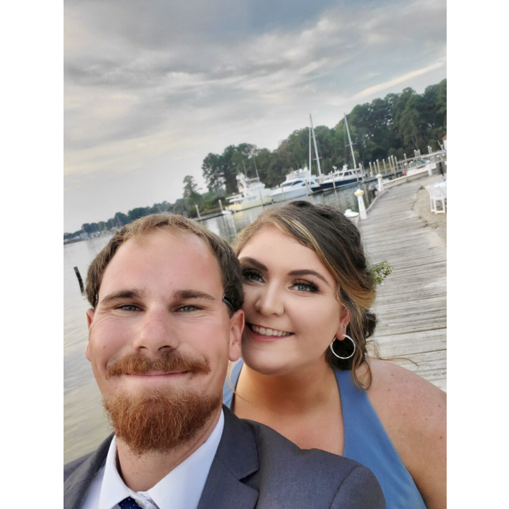 One of the first weddings we attended to together.