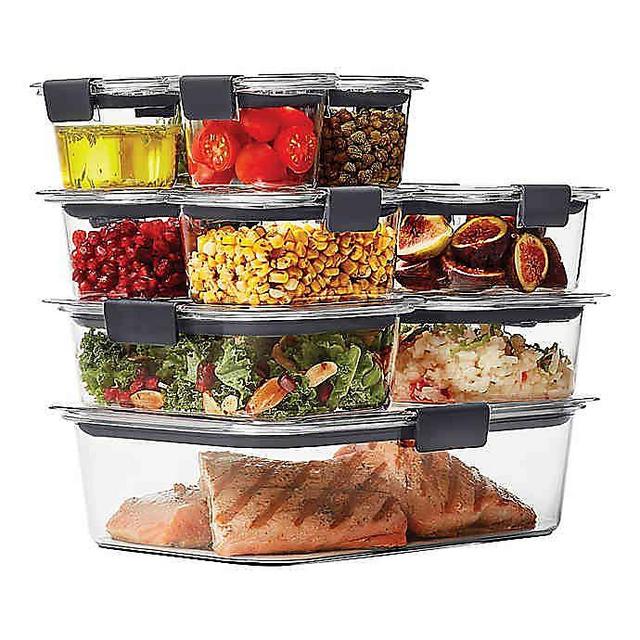 Rubbermaid® Brilliance 22-piece Food Storage Container Set