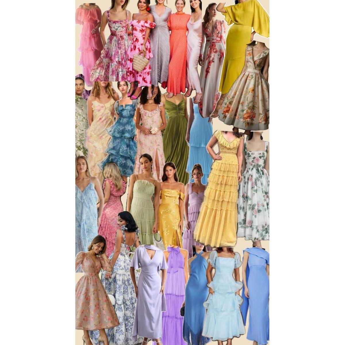 Flowy dresses, vibrant hues and polished silhouettes 