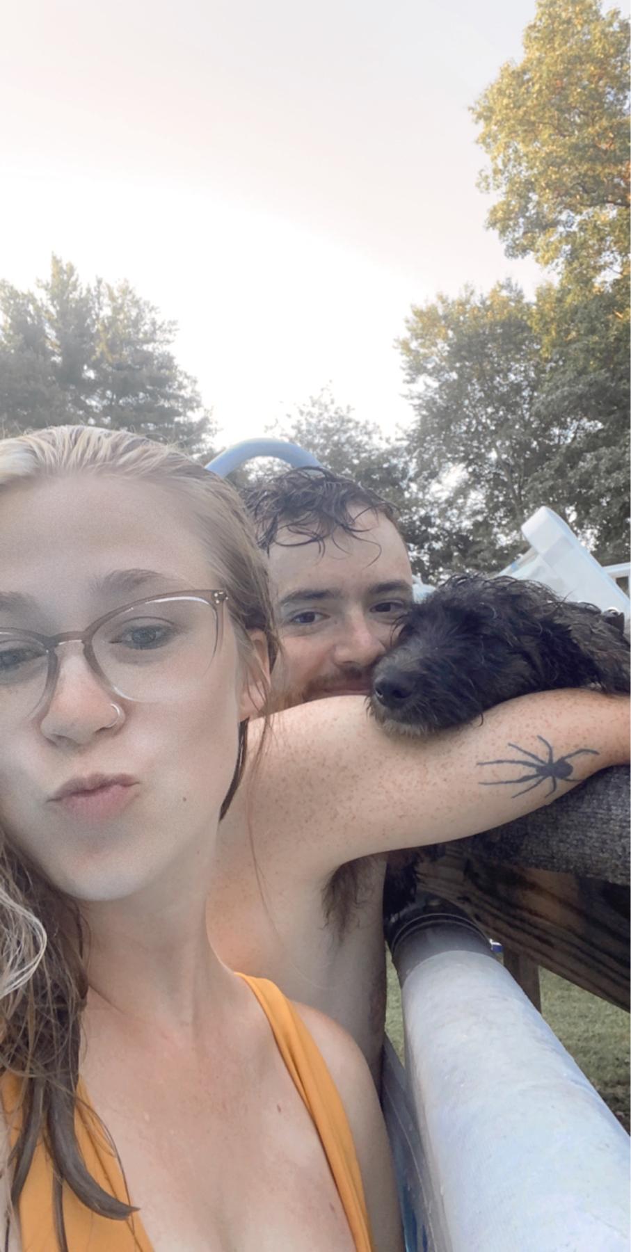Pool time with our love