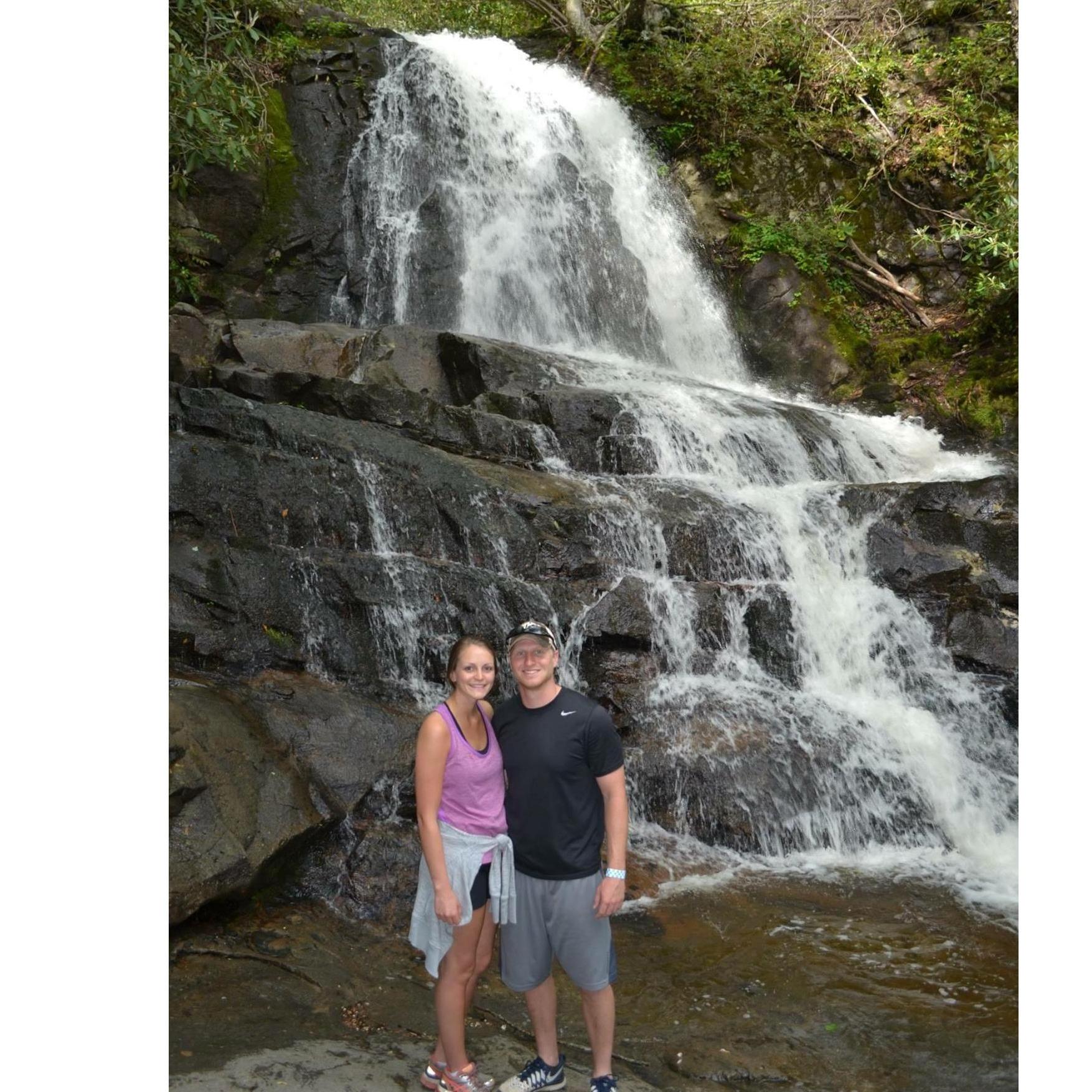 Went on a wonderful summer vacation with the King family and we all climbed to this beautiful waterfall!
