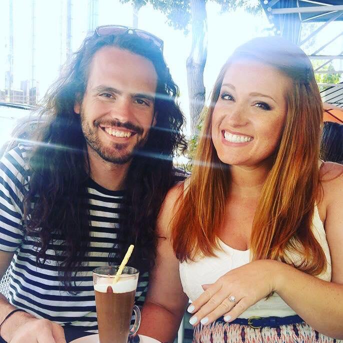 2016- San Diego just days after our engagement.