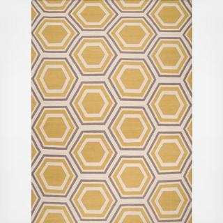 Fallon Flatweave Hexagon Rug