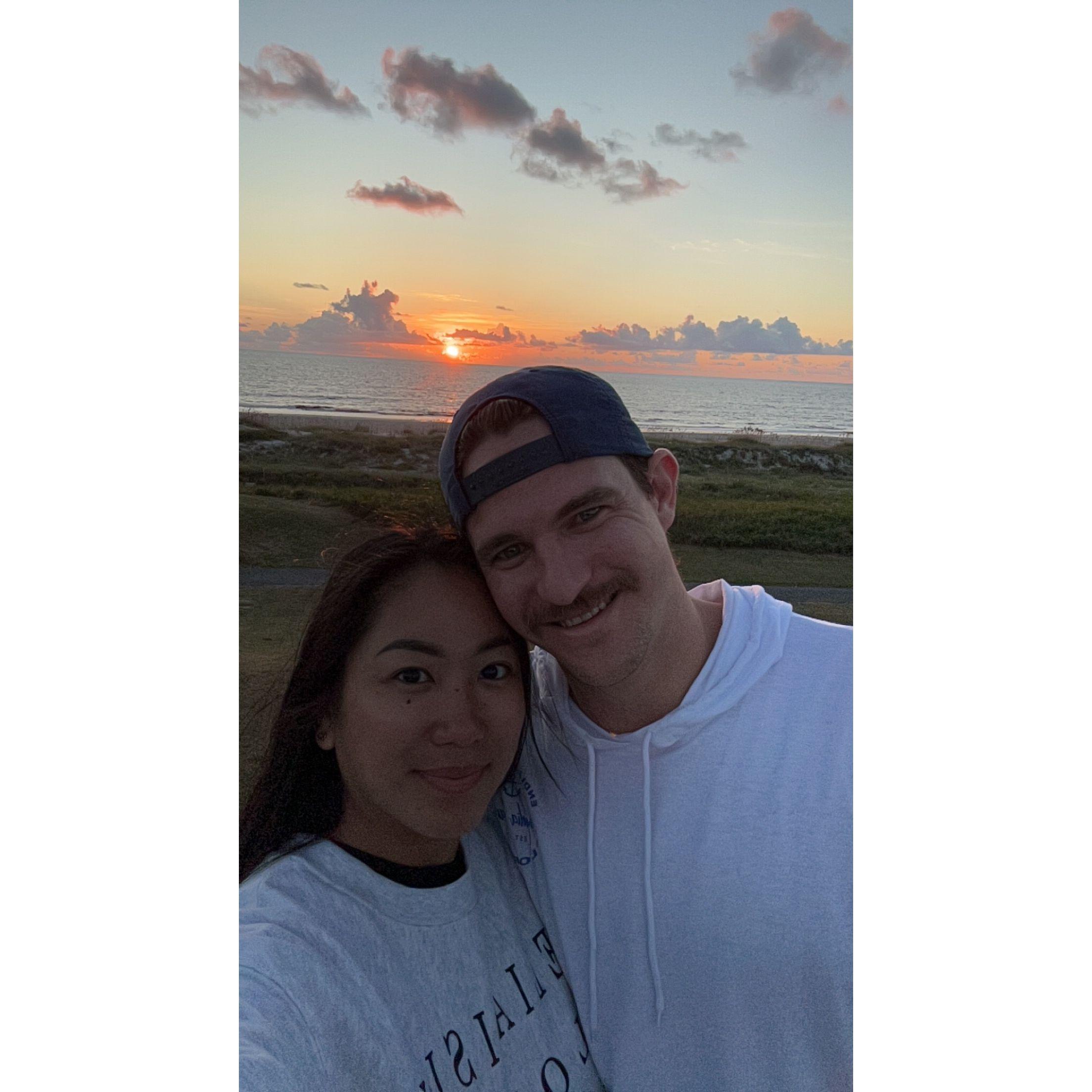 Sunrise on Amelia Island!