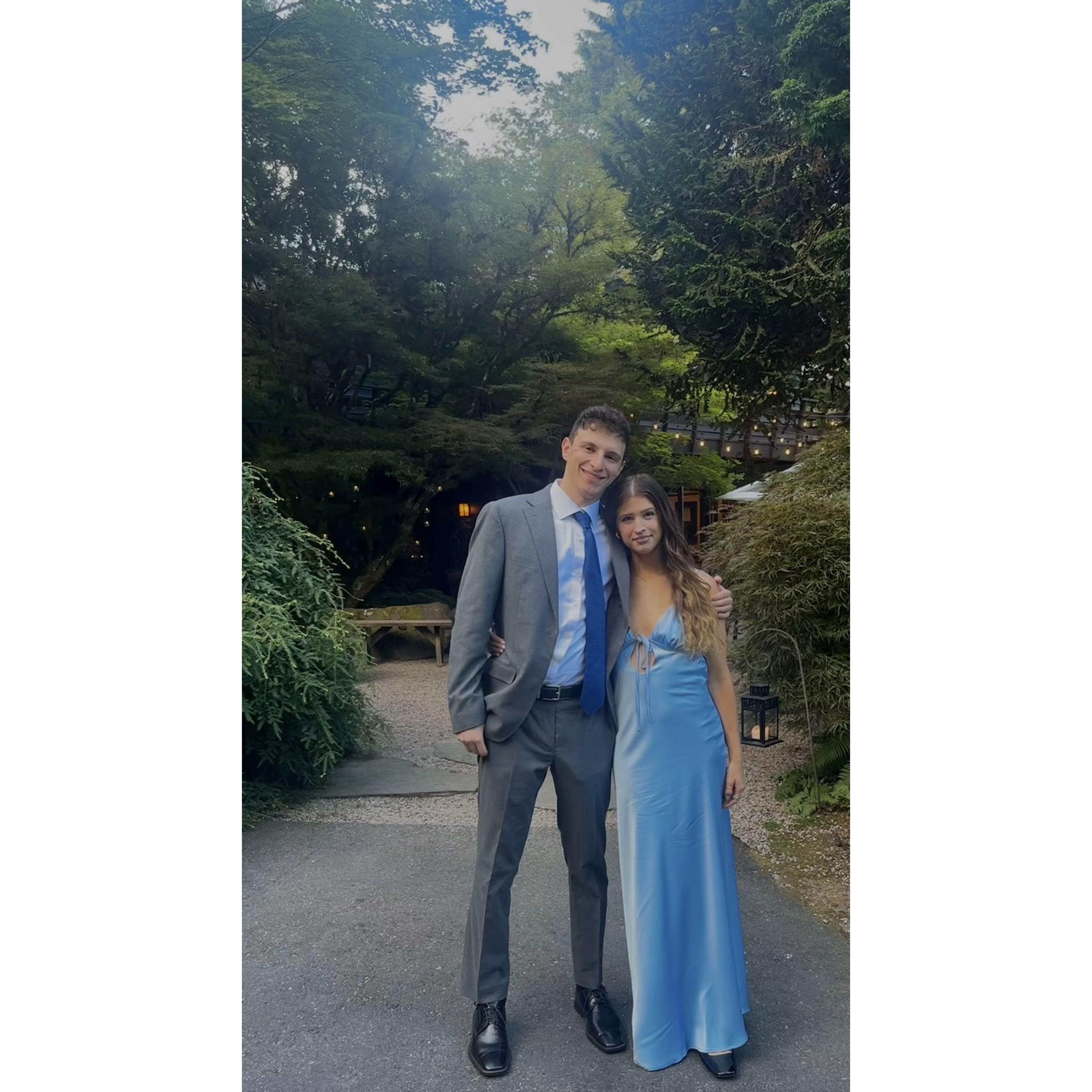 At a close friend's wedding in Washington