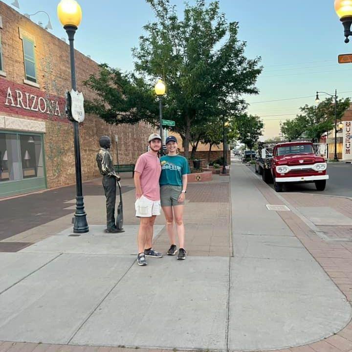 Standin' on the corner in Winslow, Arizona