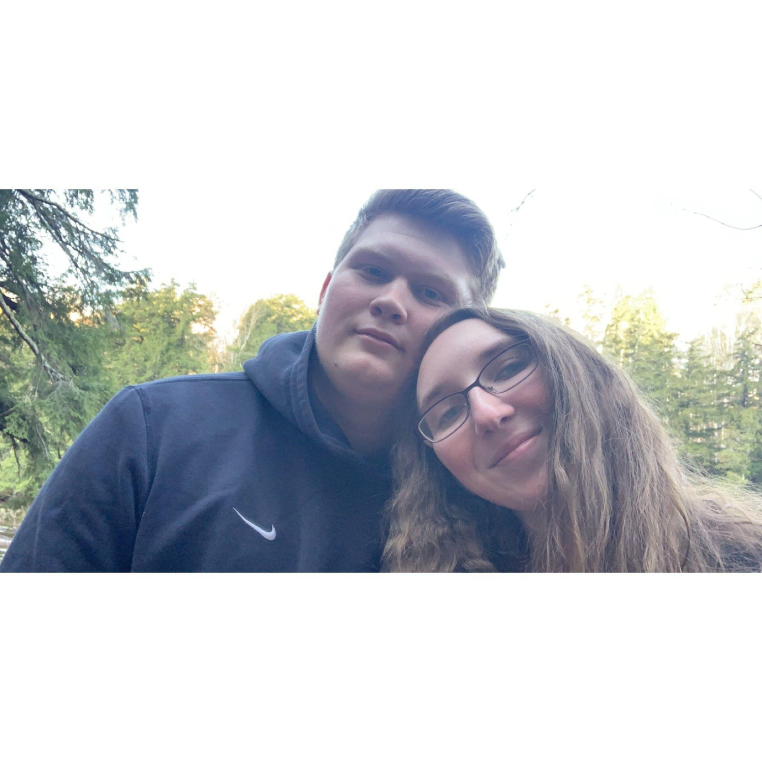 Our first selfie together! 2019
