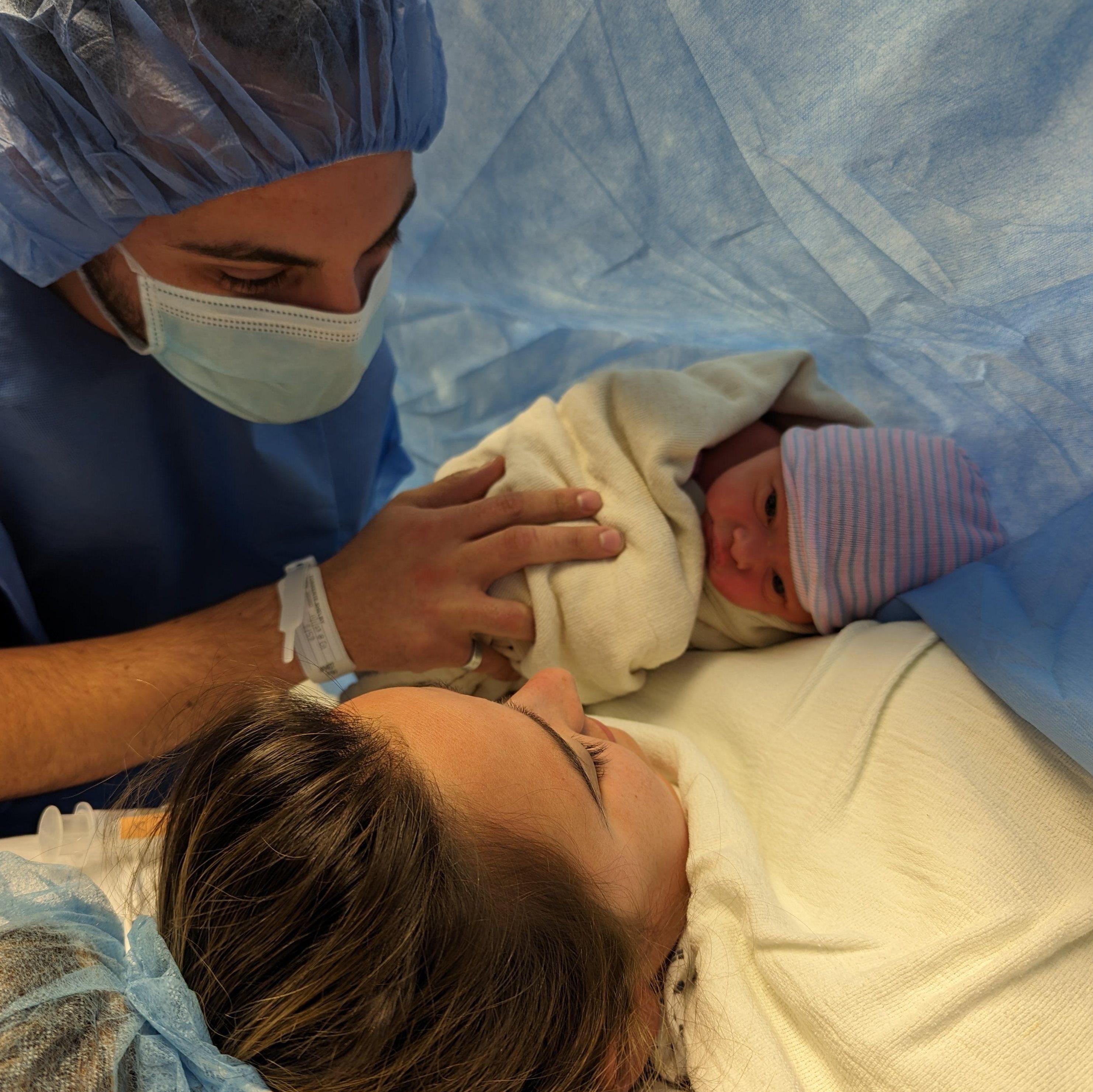 Our baby girl came into the world!