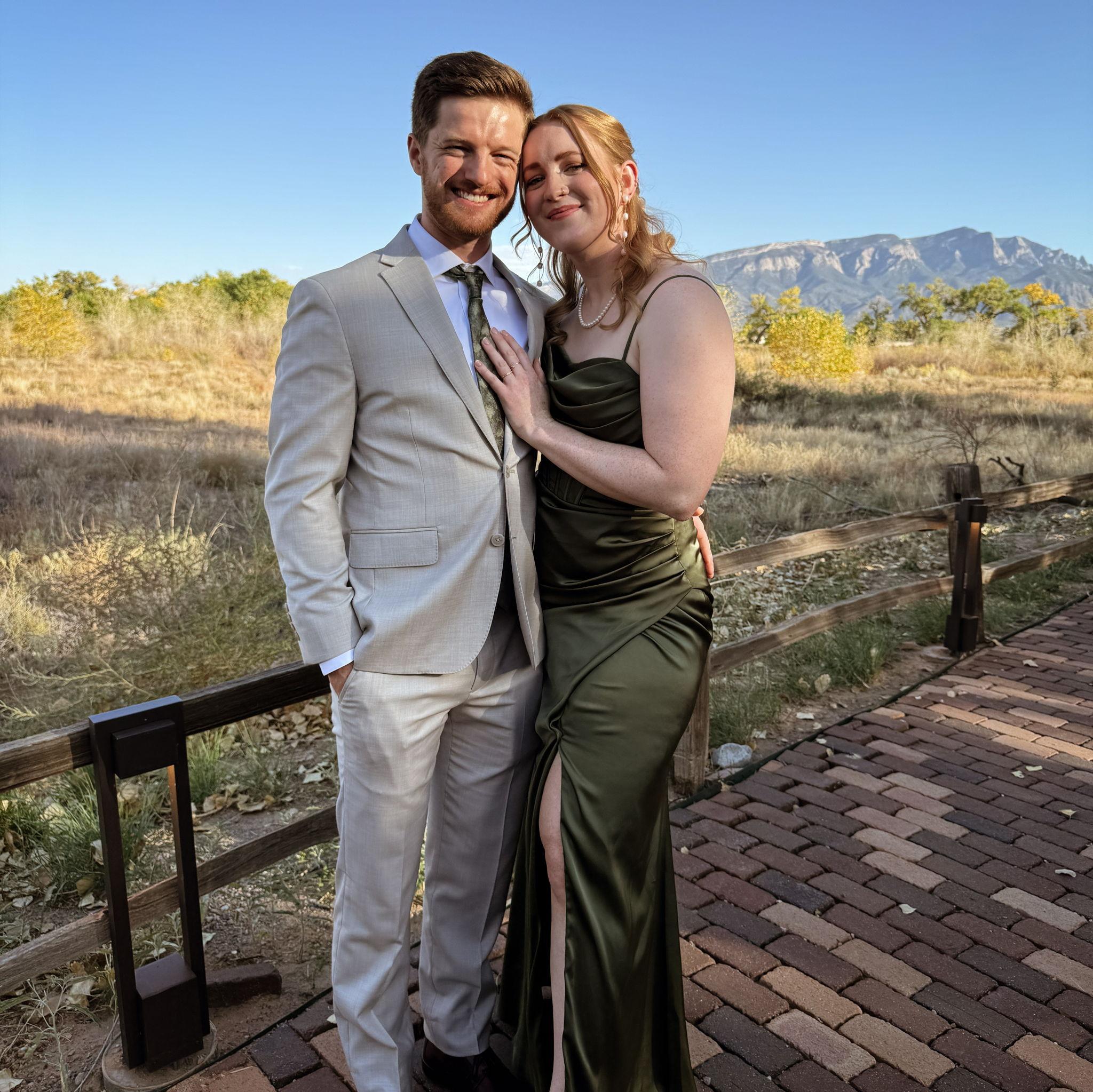 Cleaned up good for Shane (Gab's brother & groomsman) and Tori's (bridesmaid & sister-in-law) wedding (October 2024).