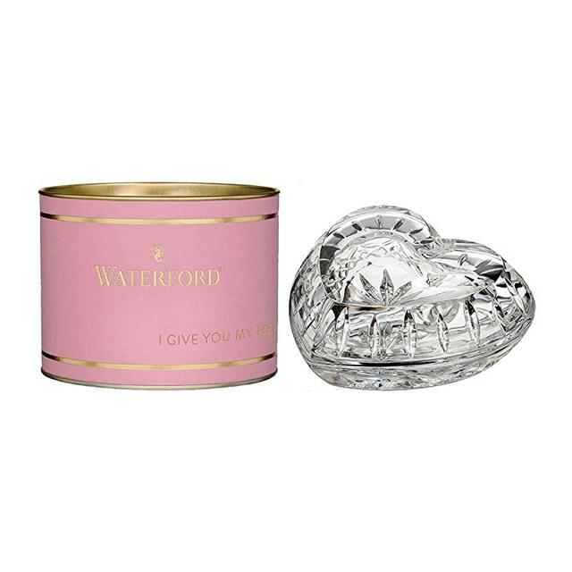 Waterford Giftology 40008574 Heart Box, 10.9x11.4x4.6cm, Lead Crystal