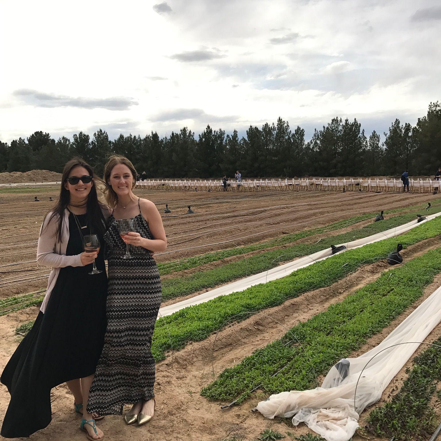 outstanding in the field