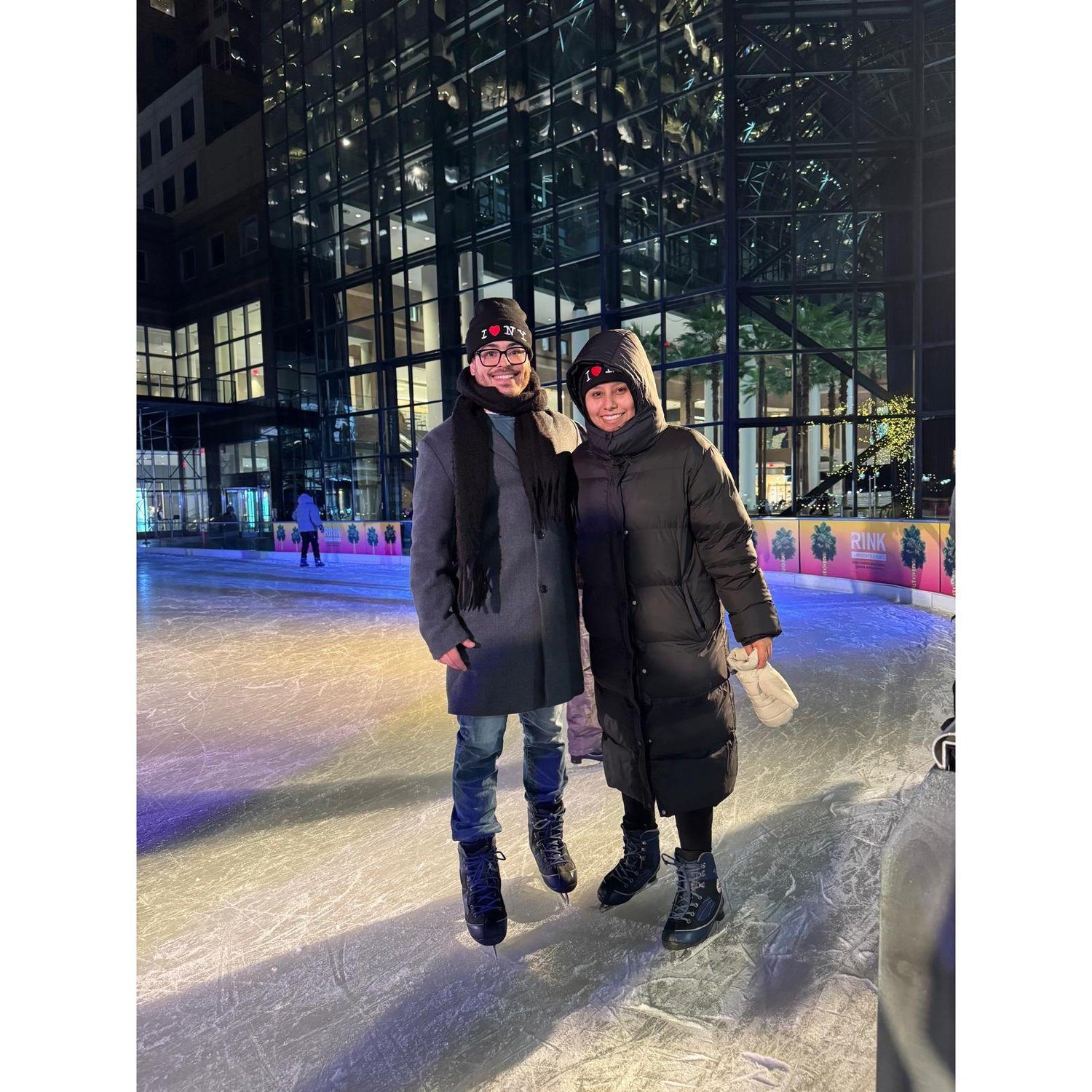Ice skating in NYC