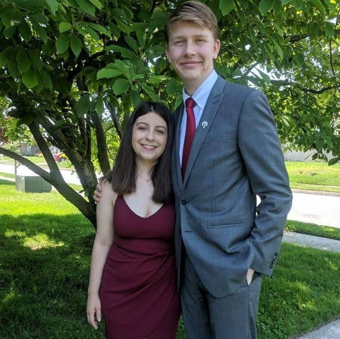 Our first big date after prom. I saved up money for weeks so I could take her on a fancy date to Walter's Art Gallery and Tio Pepe's. We both still remember the baked Alaska!
