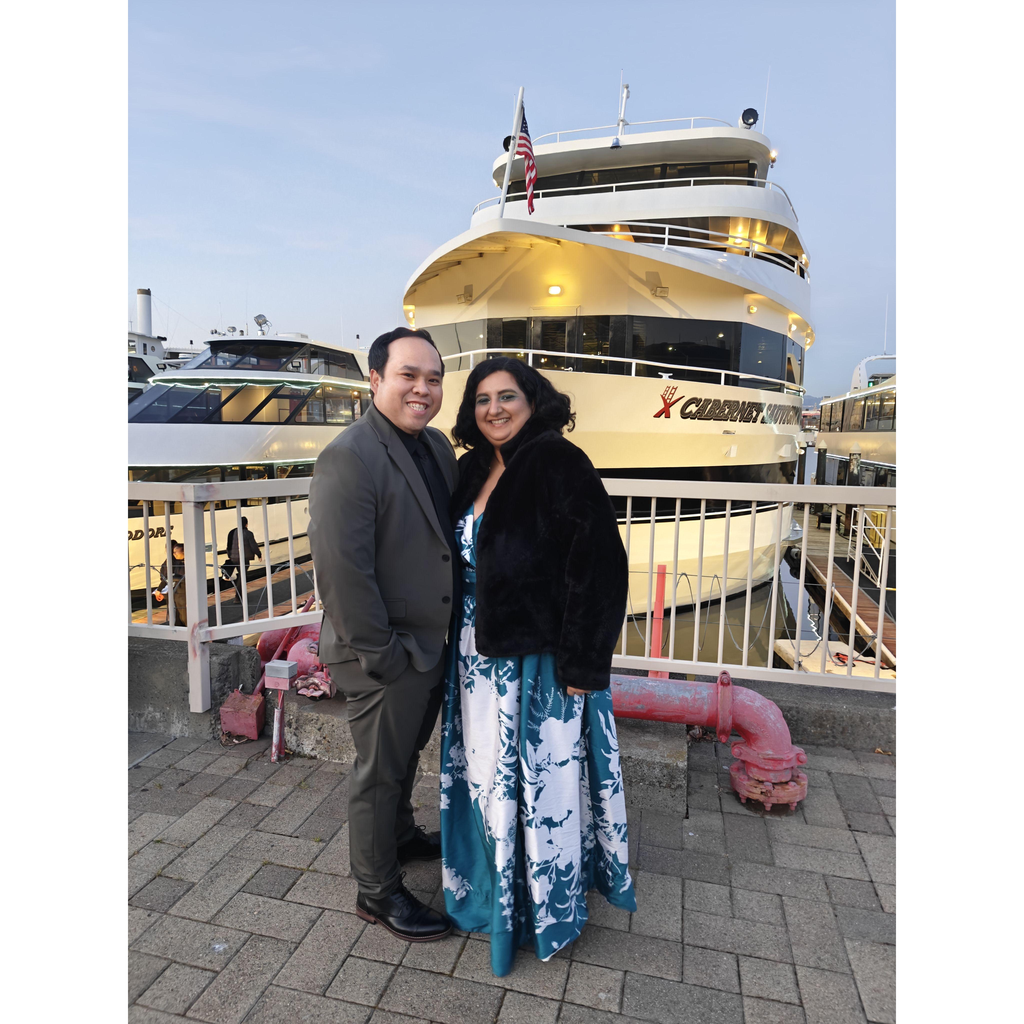 I'm on a boat!