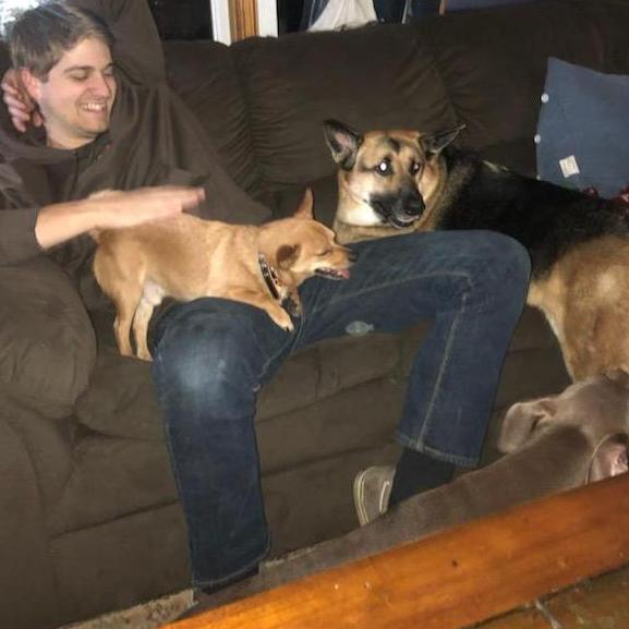 Loving on some nephdogs and neices.