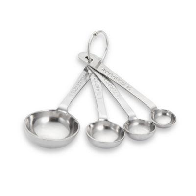 Amco 4-Piece Stainless Steel Measuring Spoon Set