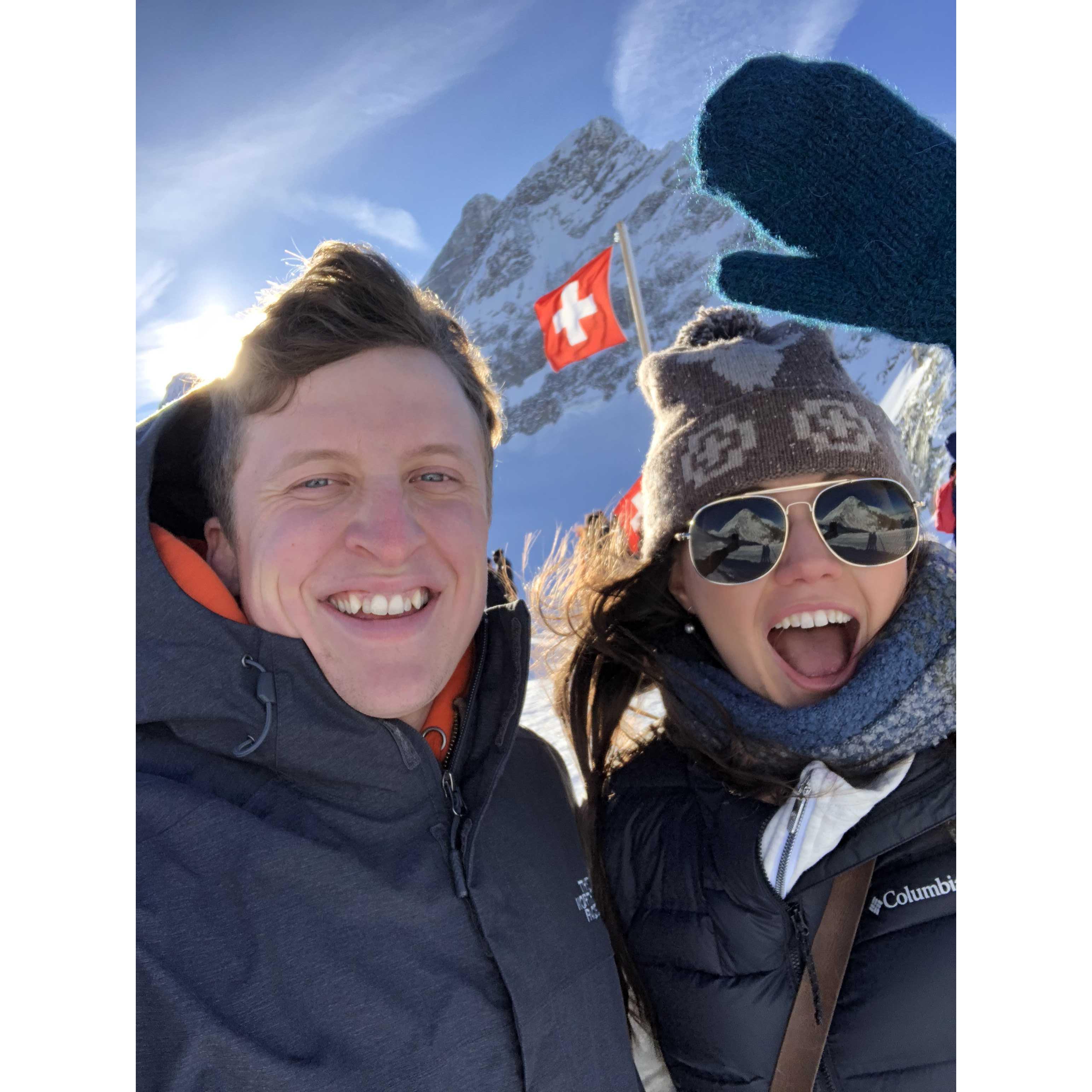 On top of Switzerland!