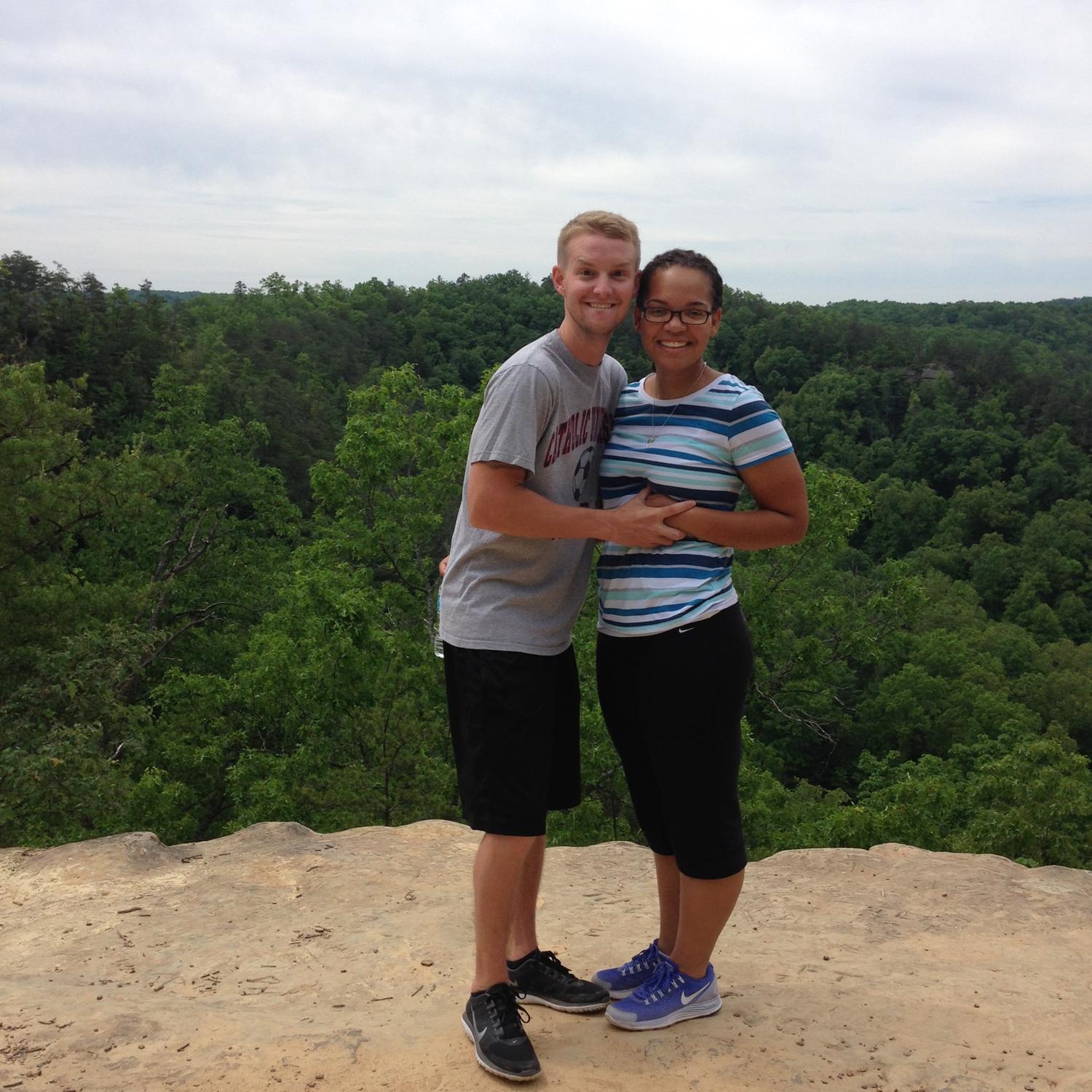 Our first hike at Natural Bridge - Slade, KY