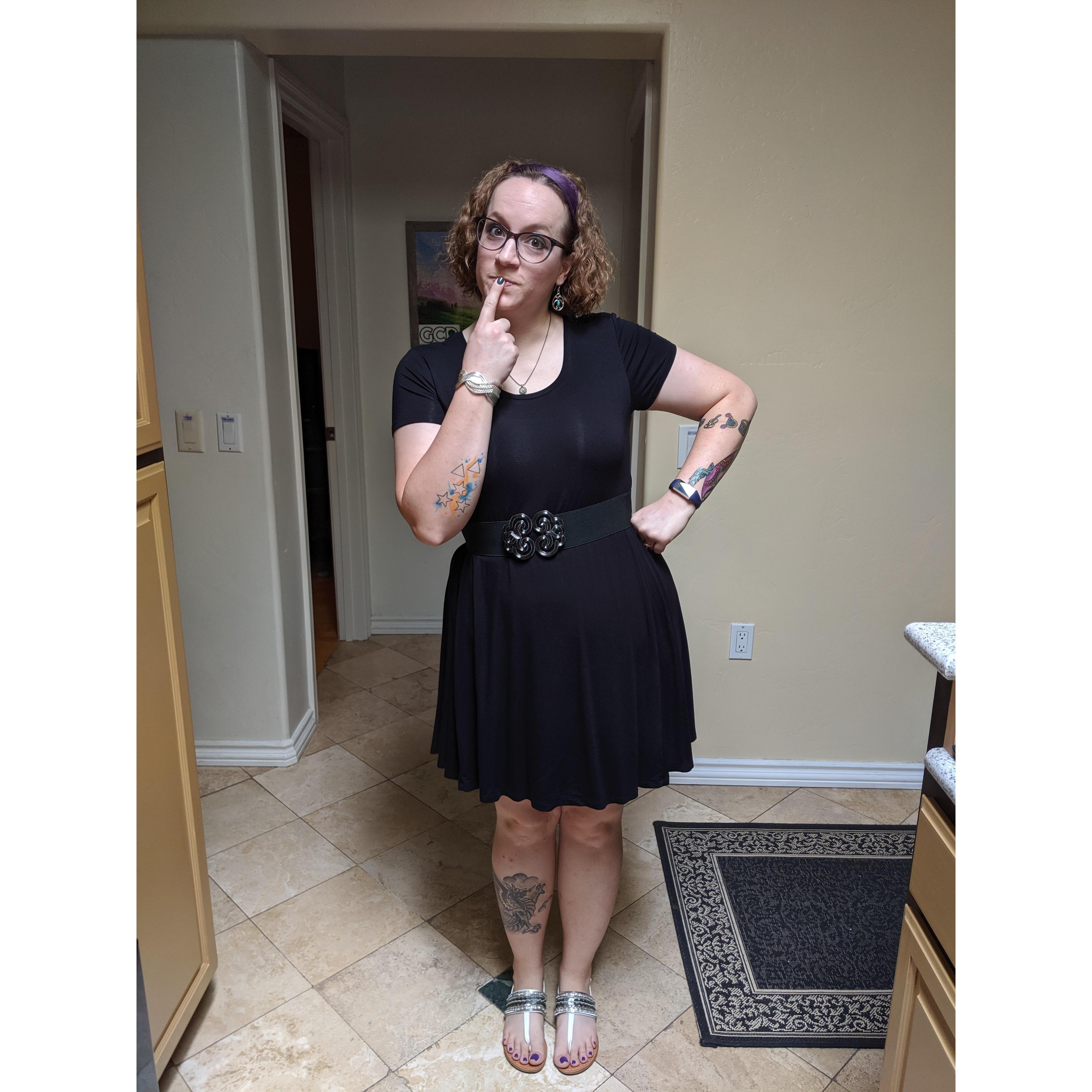Sariah takes a silly photo!