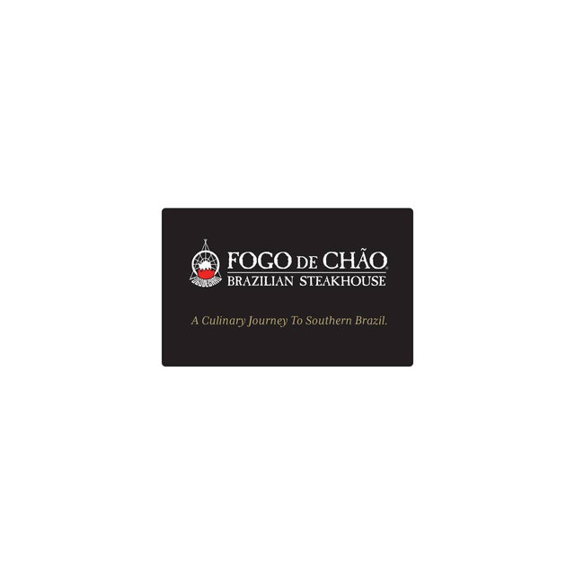 Fogo De Chao Gift Card $50 (Email Delivery)