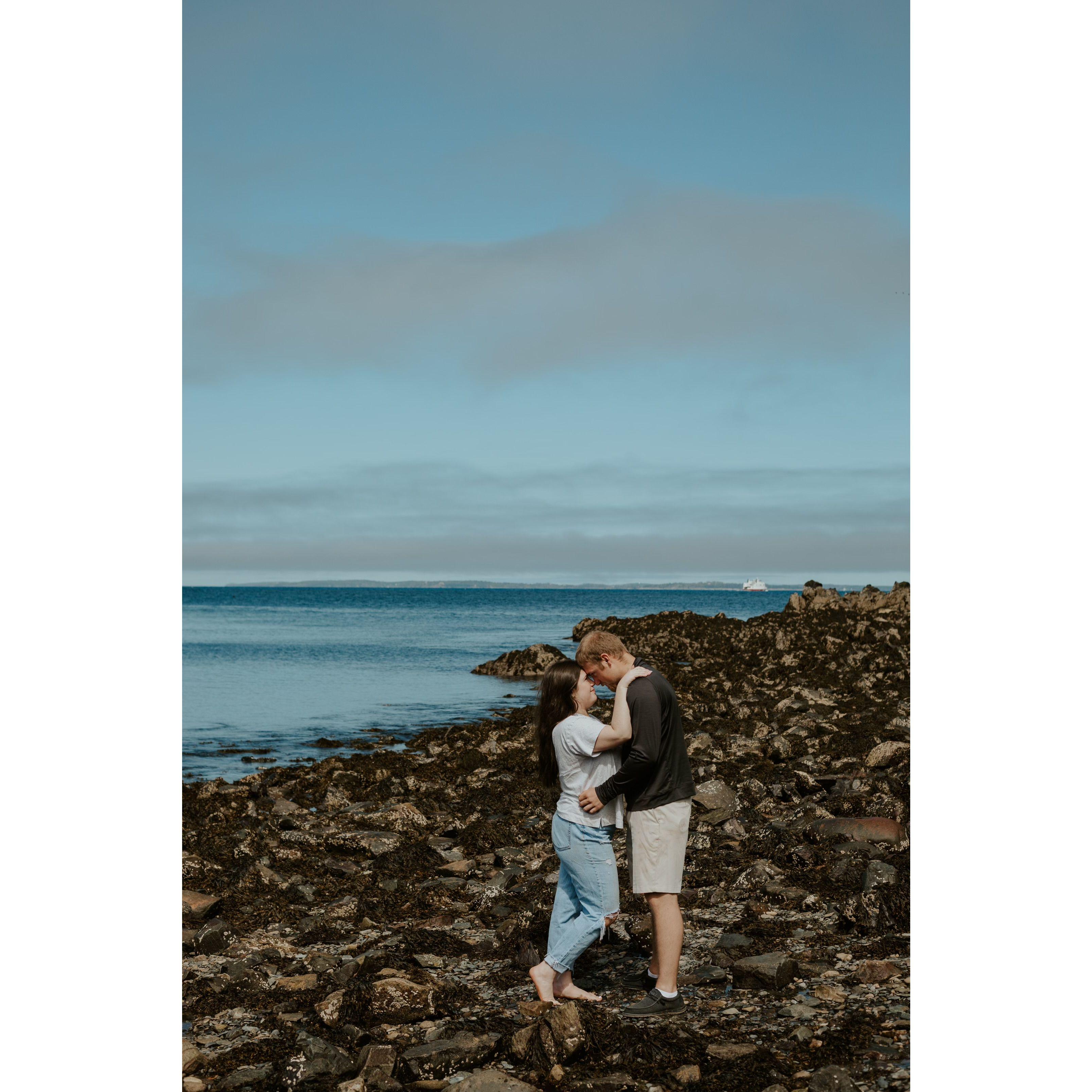 Our Maine engagement shoot!