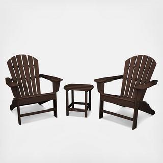 South Beach Outdoor Adirondack 3-Piece Set