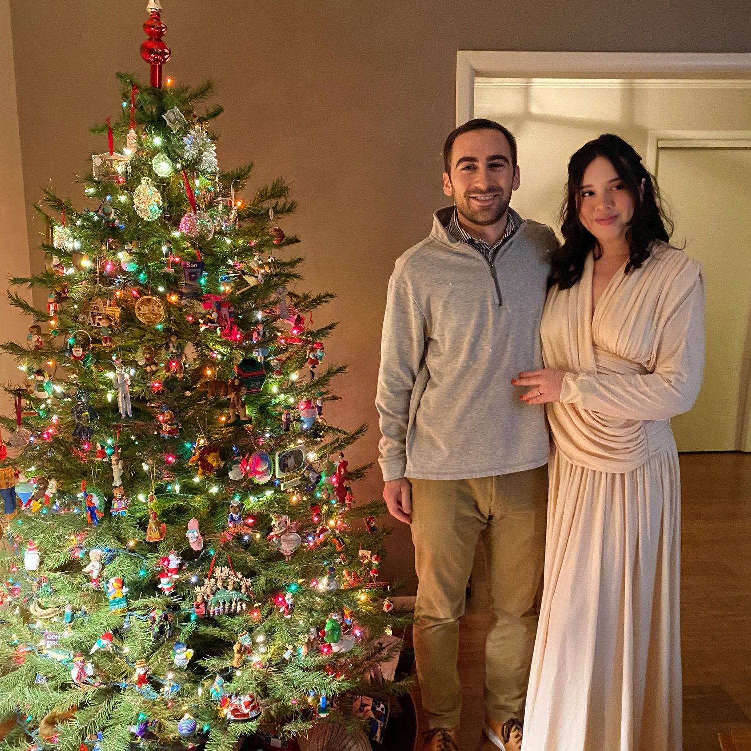 Our Christmas Engagement Party, Alexandria Bay, NY