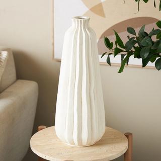 Carved Grooves Vase