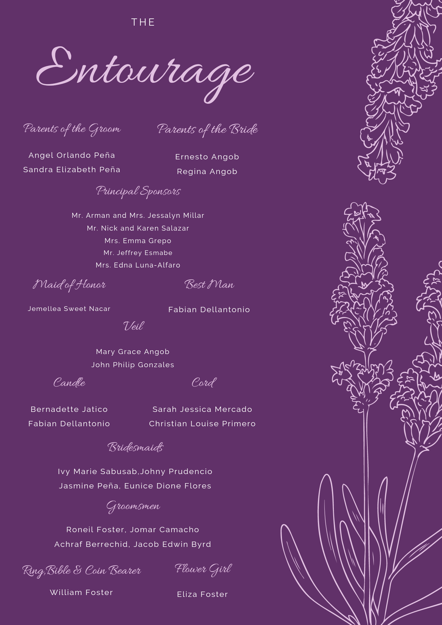The Wedding Website of David Peña and Krizhia Mae Angob