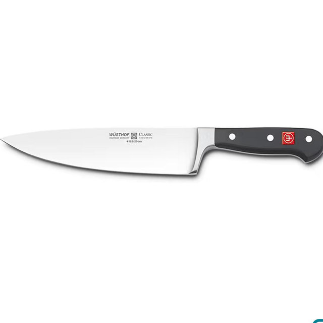 WÜSTHOF Classic 8 Inch Chef’s Knife,Black,8-Inch