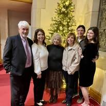 Celebrating with family.