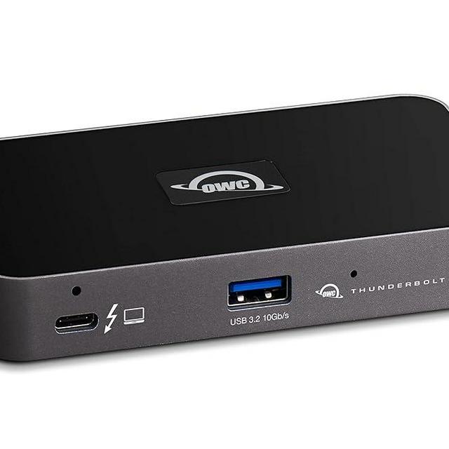 OWC 5 Port Thunderbolt Hub - 60W Charging, Thunderbolt 4, USB 3.2, Compatible with Macs and PCs