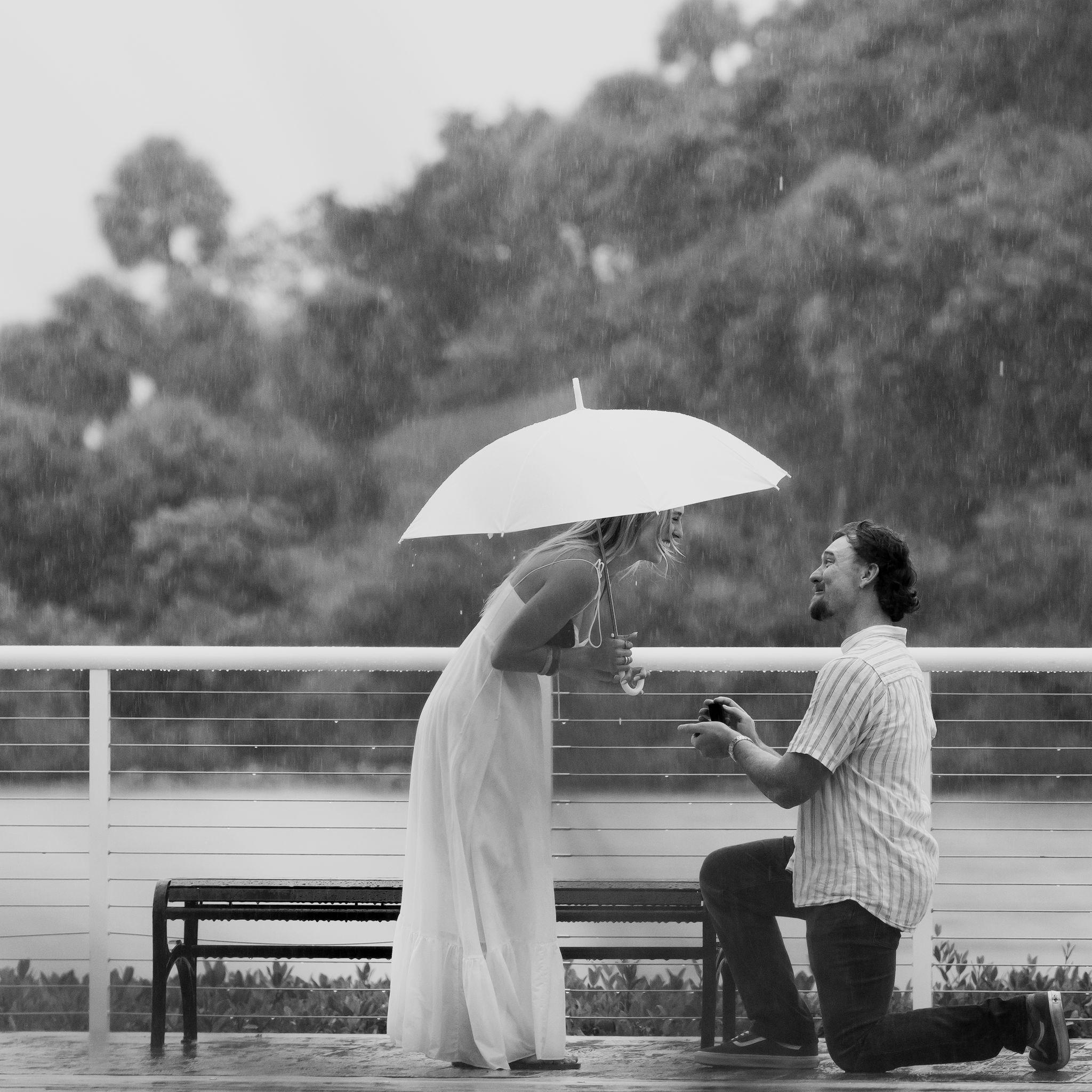 brian popping the question!