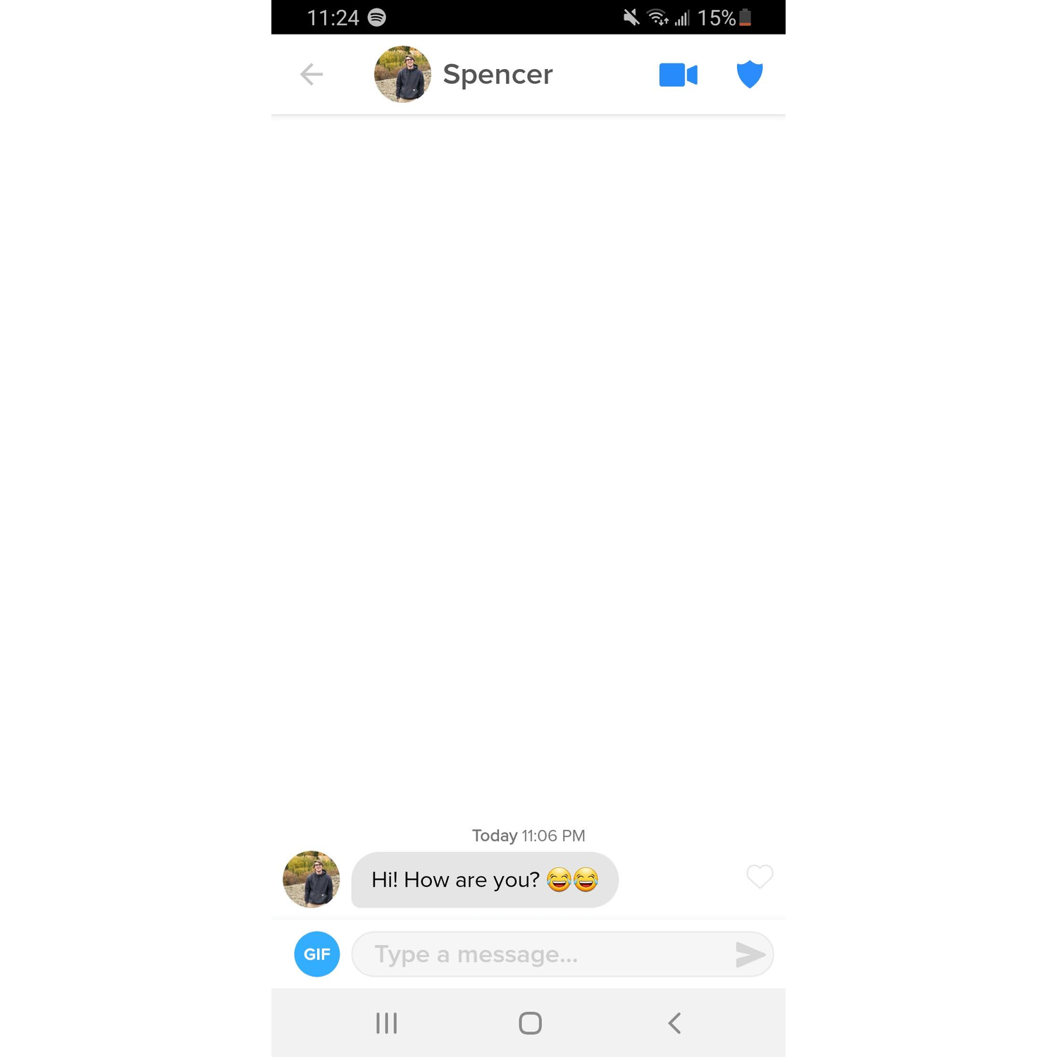 How it all started in October 2020 after "matching" on Tinder. Little did Spencer know, Amanda joined Tinder just to swipe right on him and see what would happen!